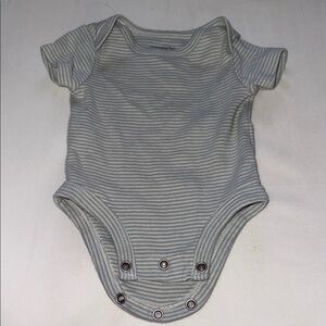 Carter's Gray Striped Bodysuit